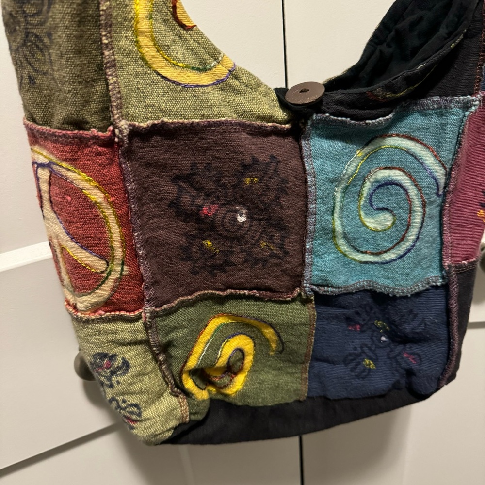 Rising International Patchwork Crossbody Bag - image 4